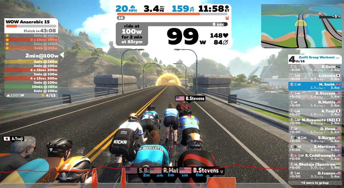Zwift повышает стоимость подписки